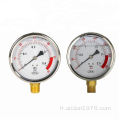 Gauge de pression remplie de liquide en acier inoxydable